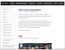 Tablet Screenshot of gimadamowka.pl